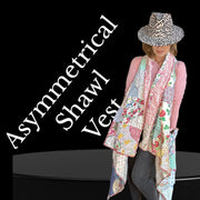 Asymmetrical Shawl Vest