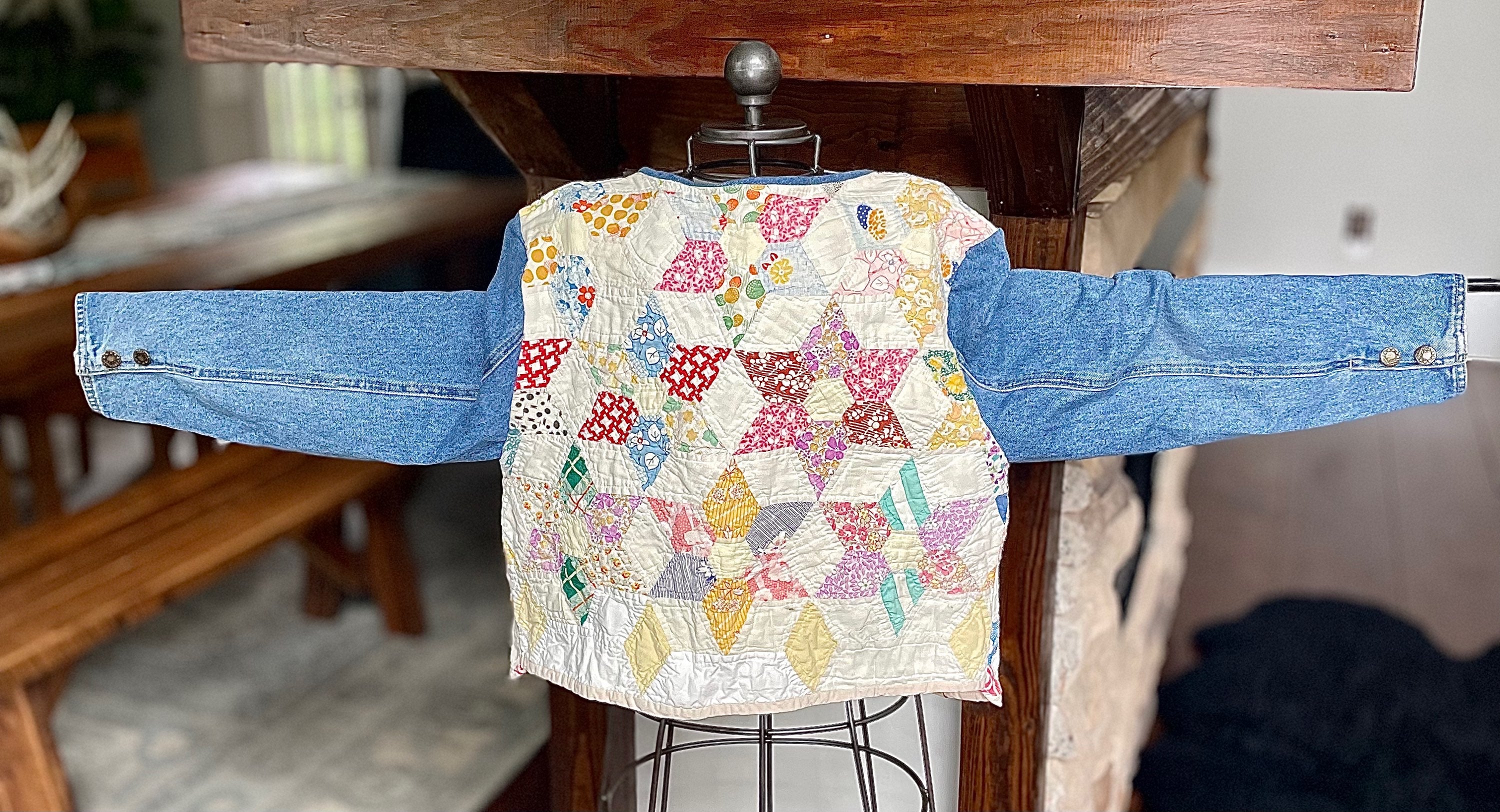 Jean Jacket with a Twist