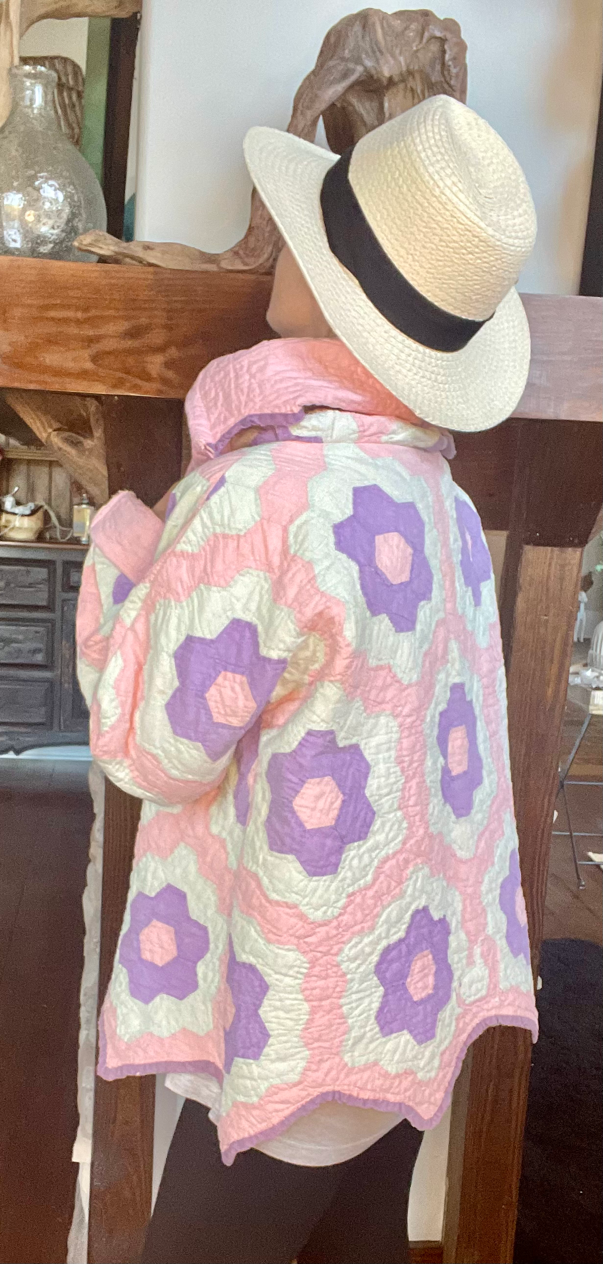 Túnica con cuello embudo