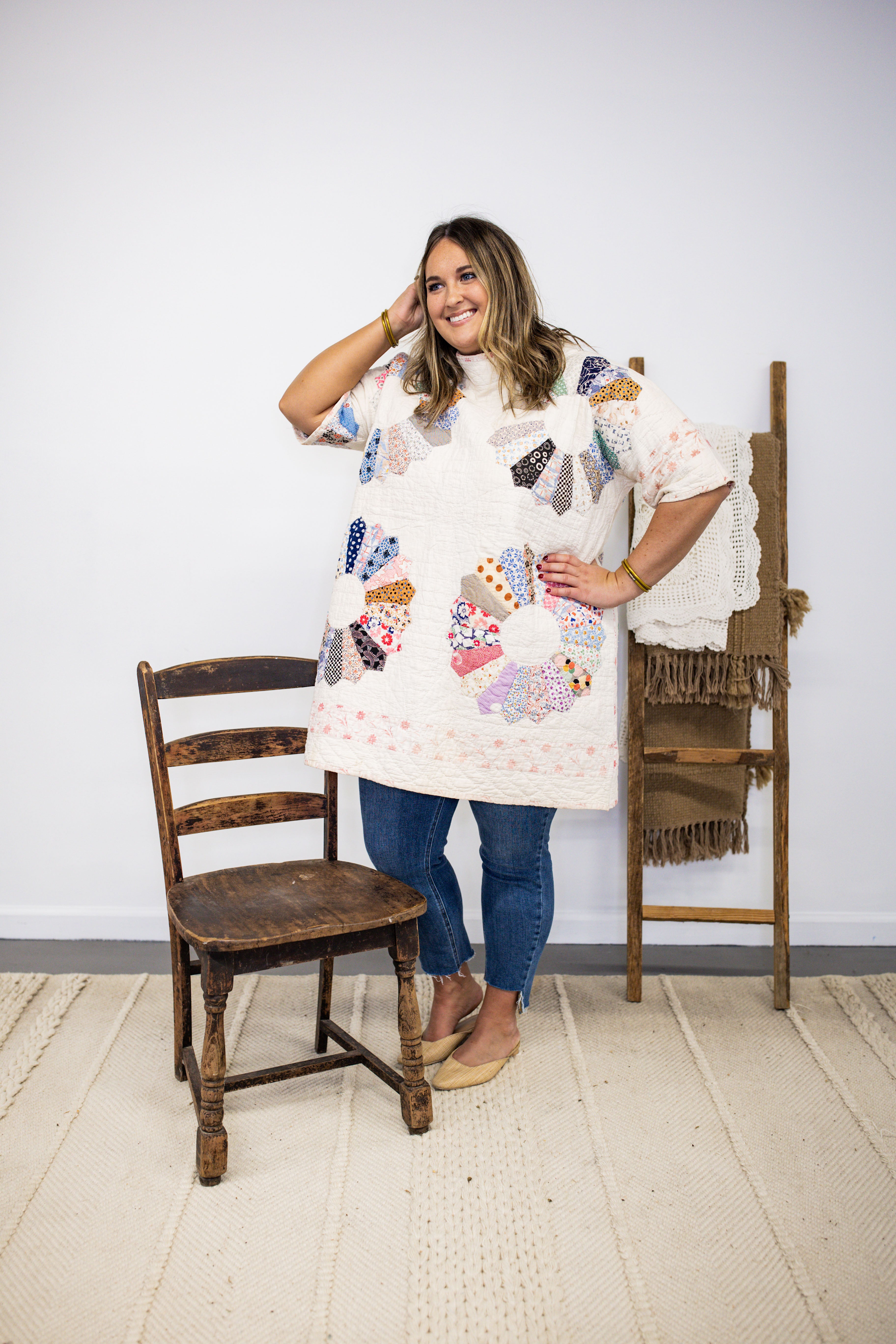 Long Tunic Jackie-O Collar