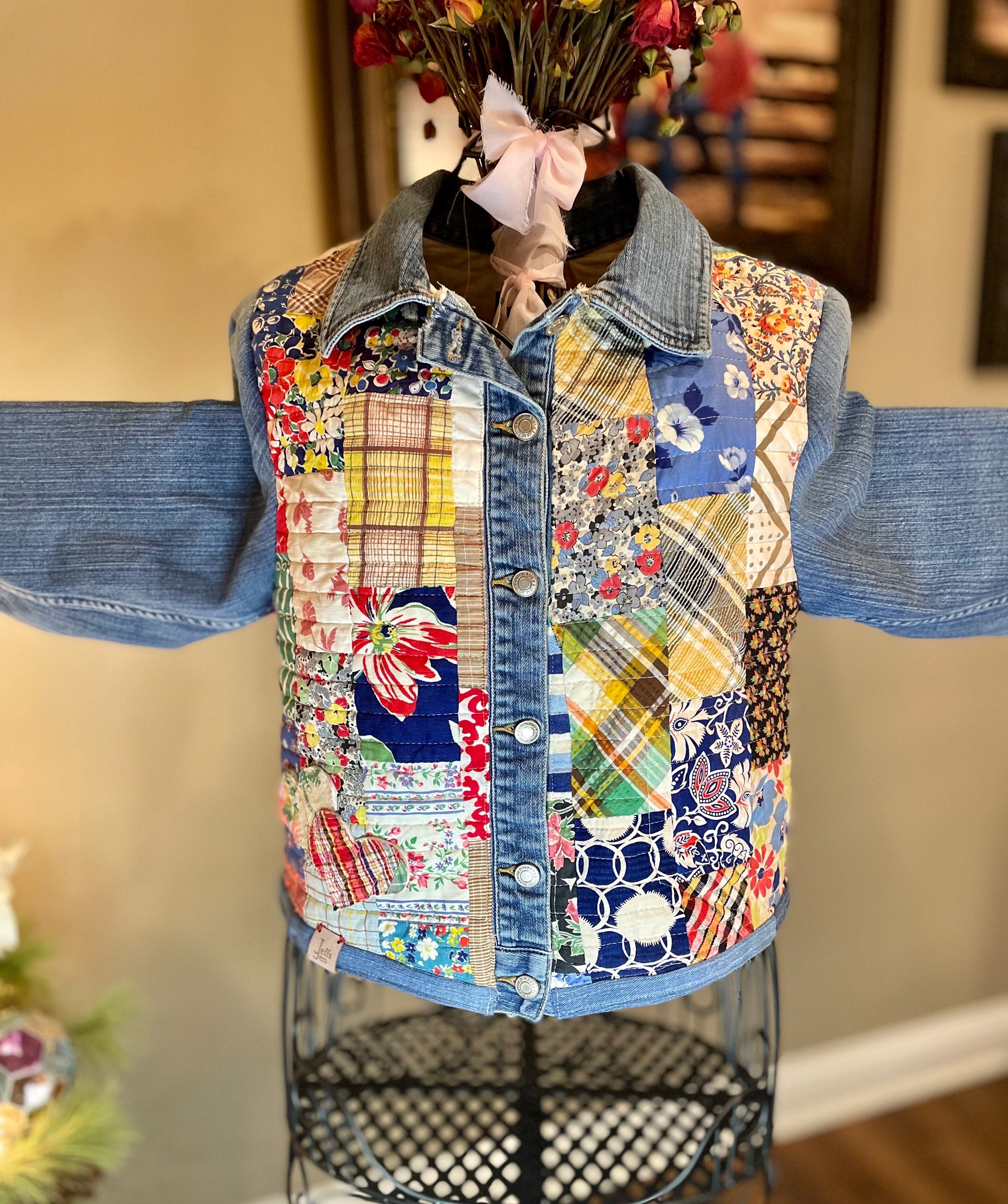 Chaqueta de jean con un toque especial