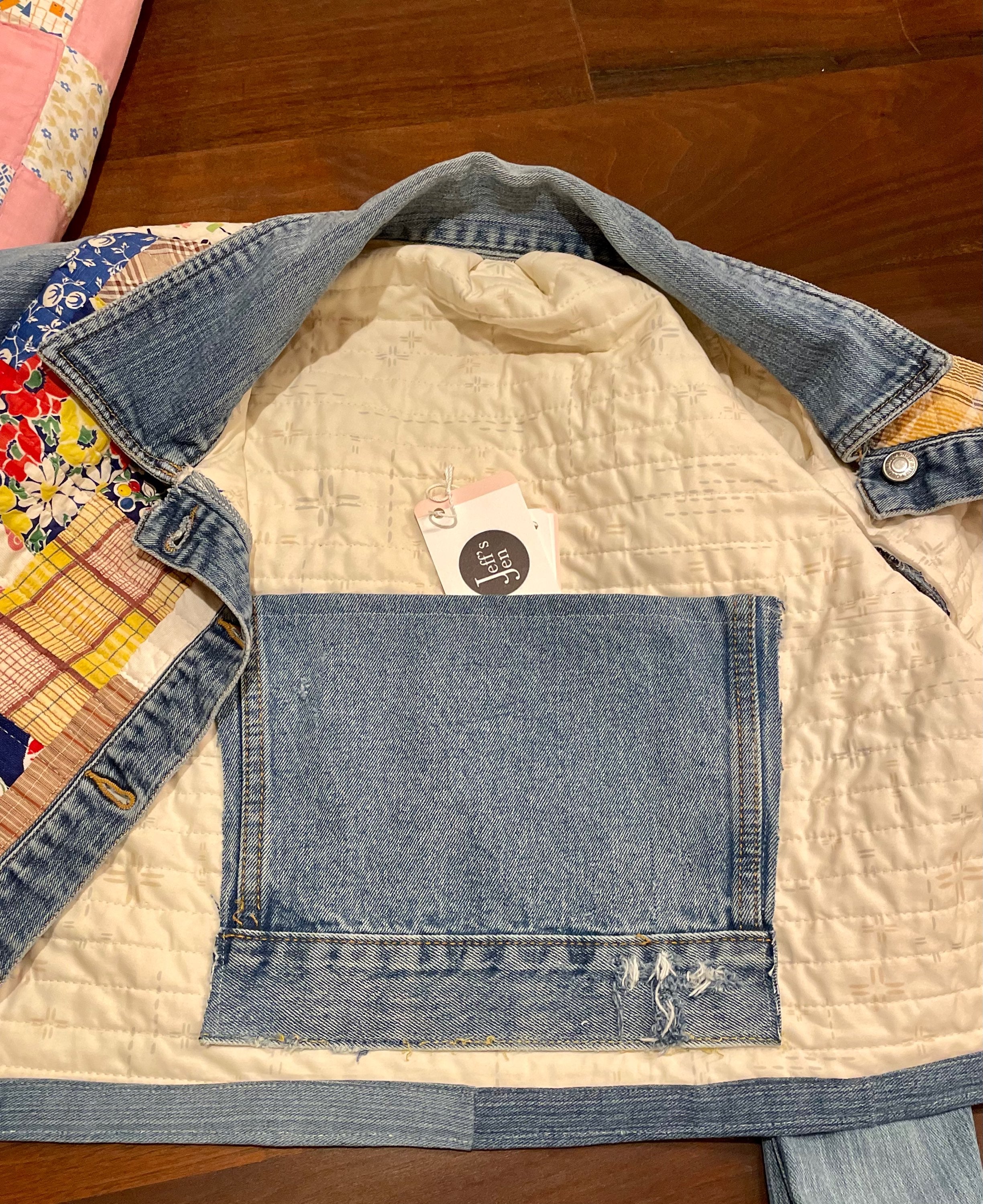 Chaqueta de jean con un toque especial