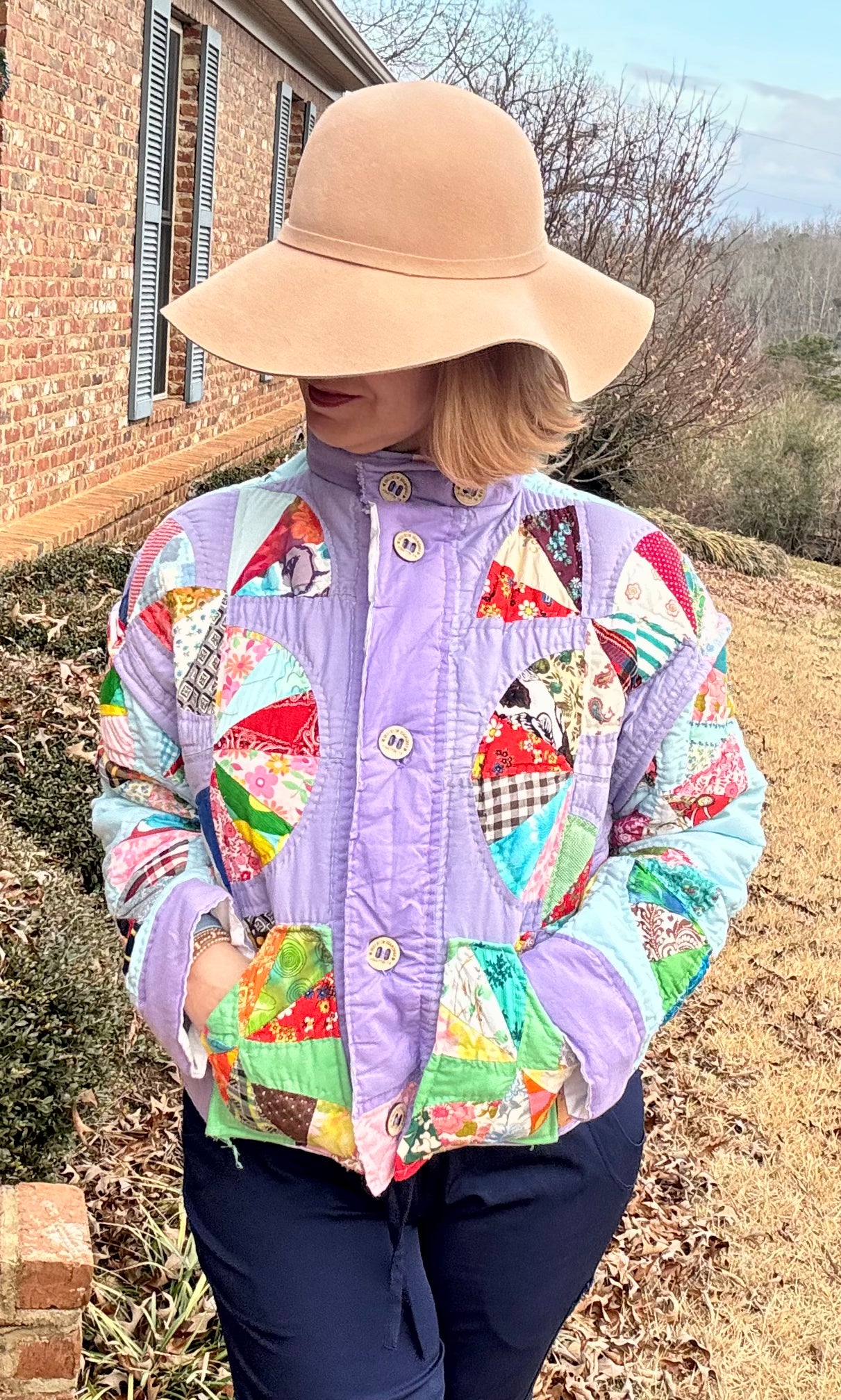 Jill Cropped Cowboy Coat M-L