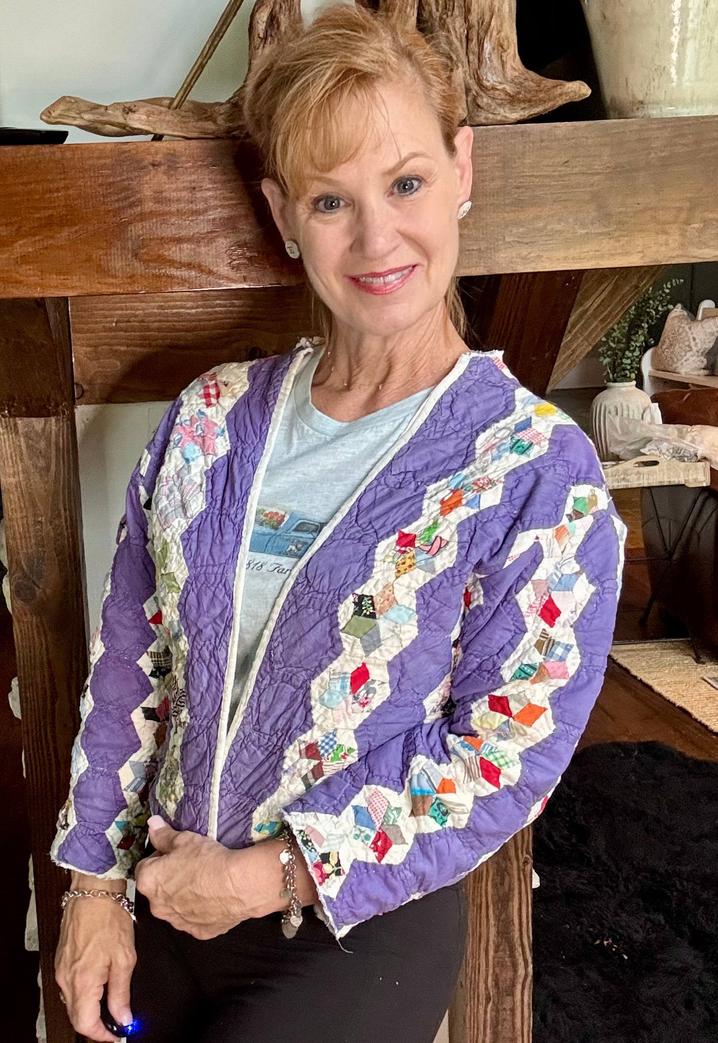 Violet (cropped cowboy coat)