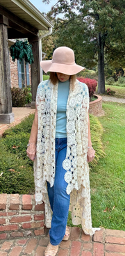 Crocheted Asymmetrical Shawl