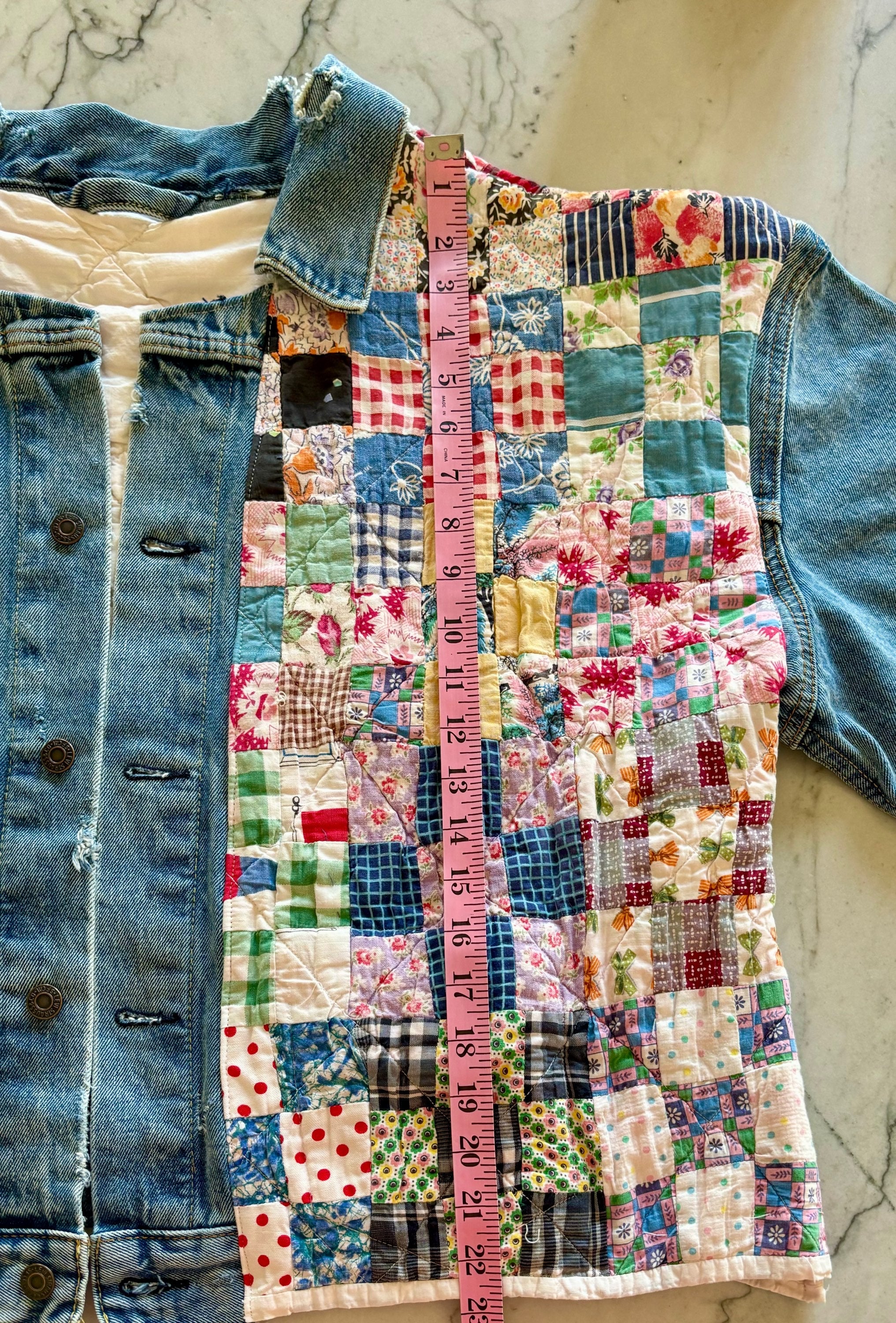 Jean Jacket with a Twist