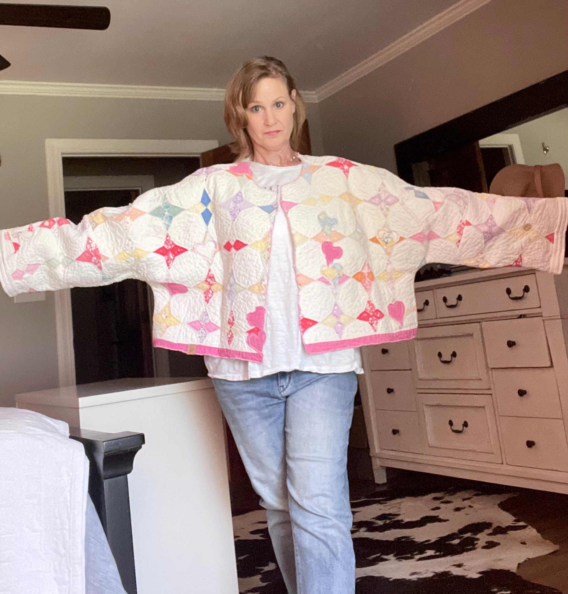 Oversized Cropped Cowboy Coat
