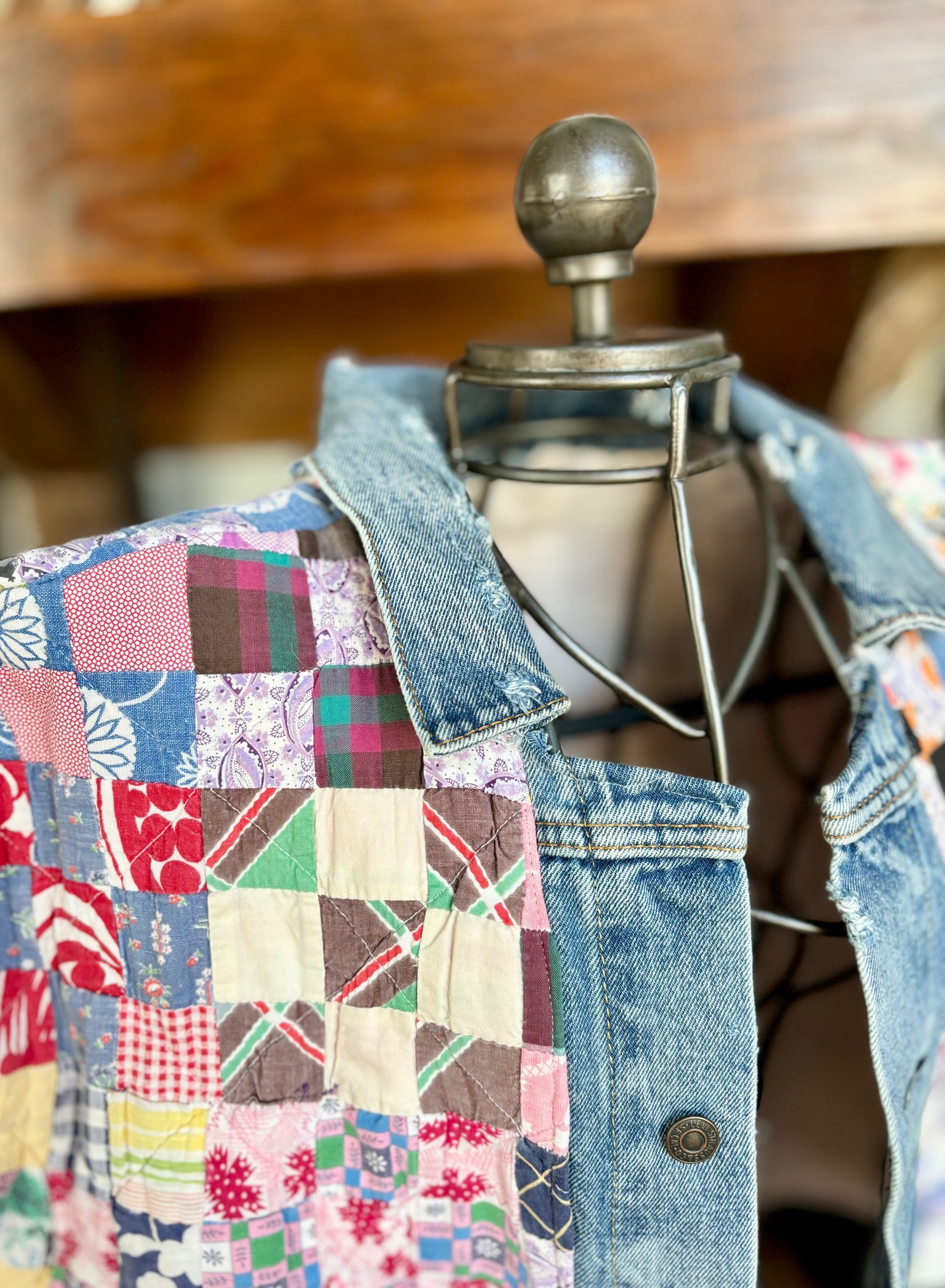 Jean Jacket with a Twist