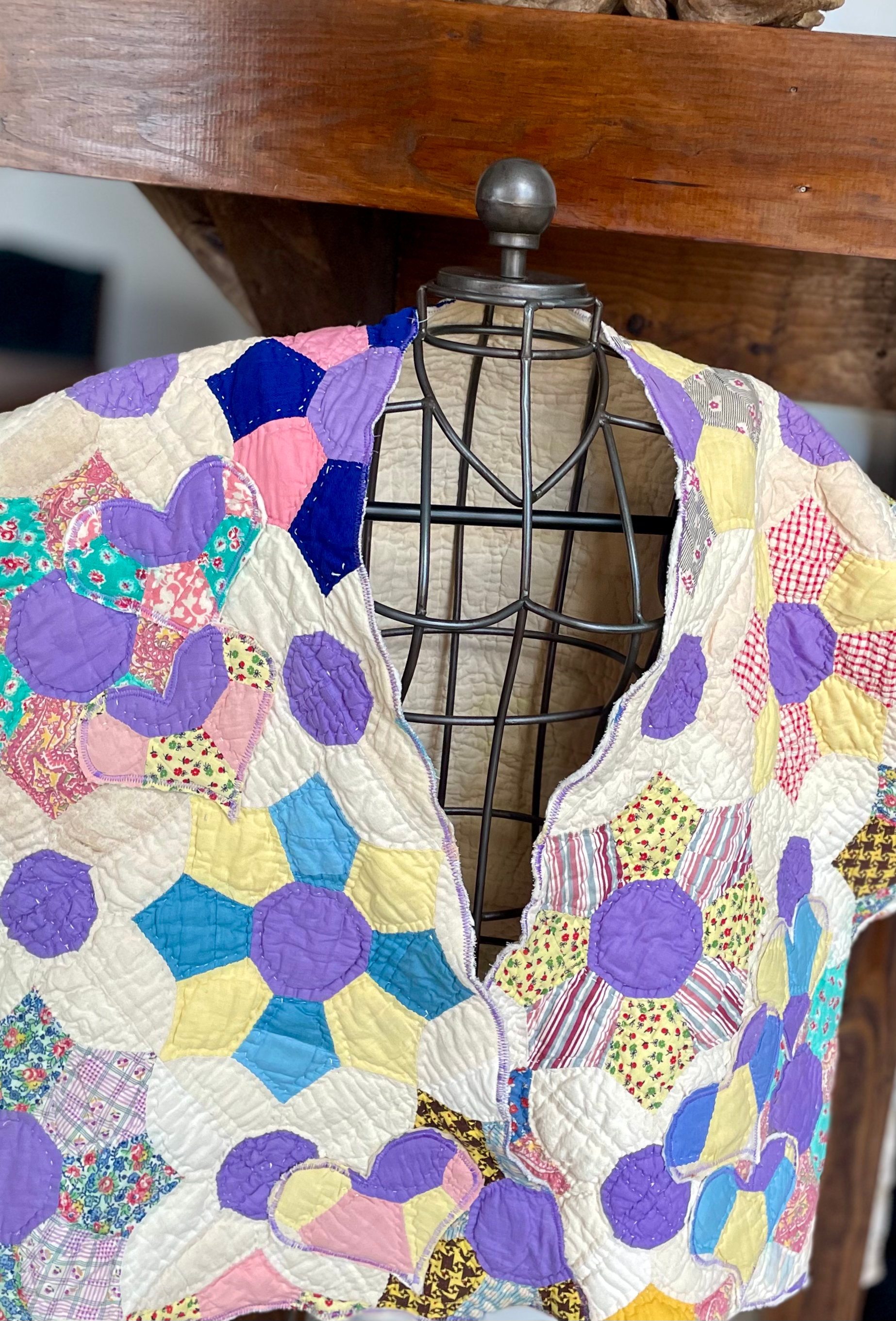 Collarless Cocoon Coat