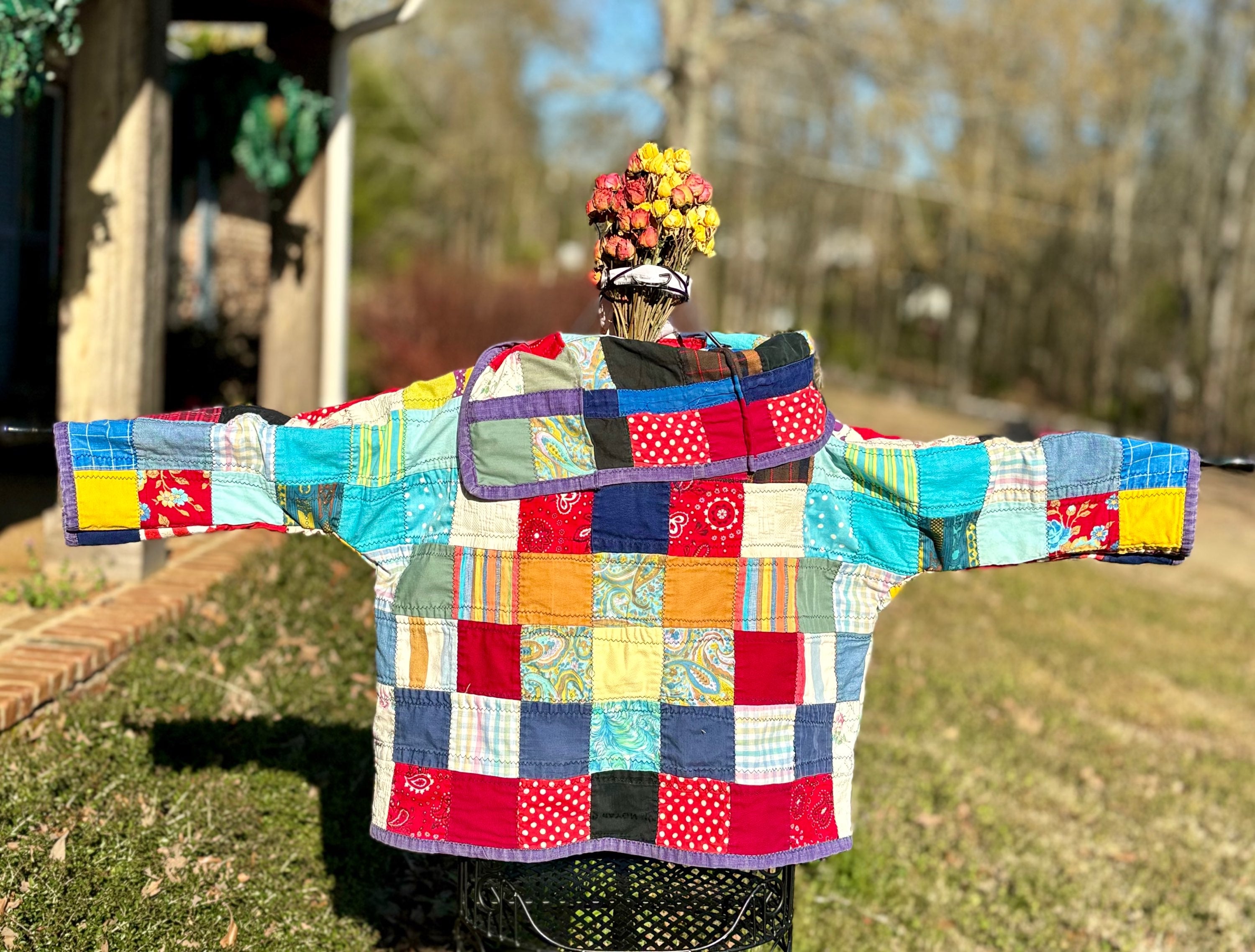 Tunic with Funnel collar