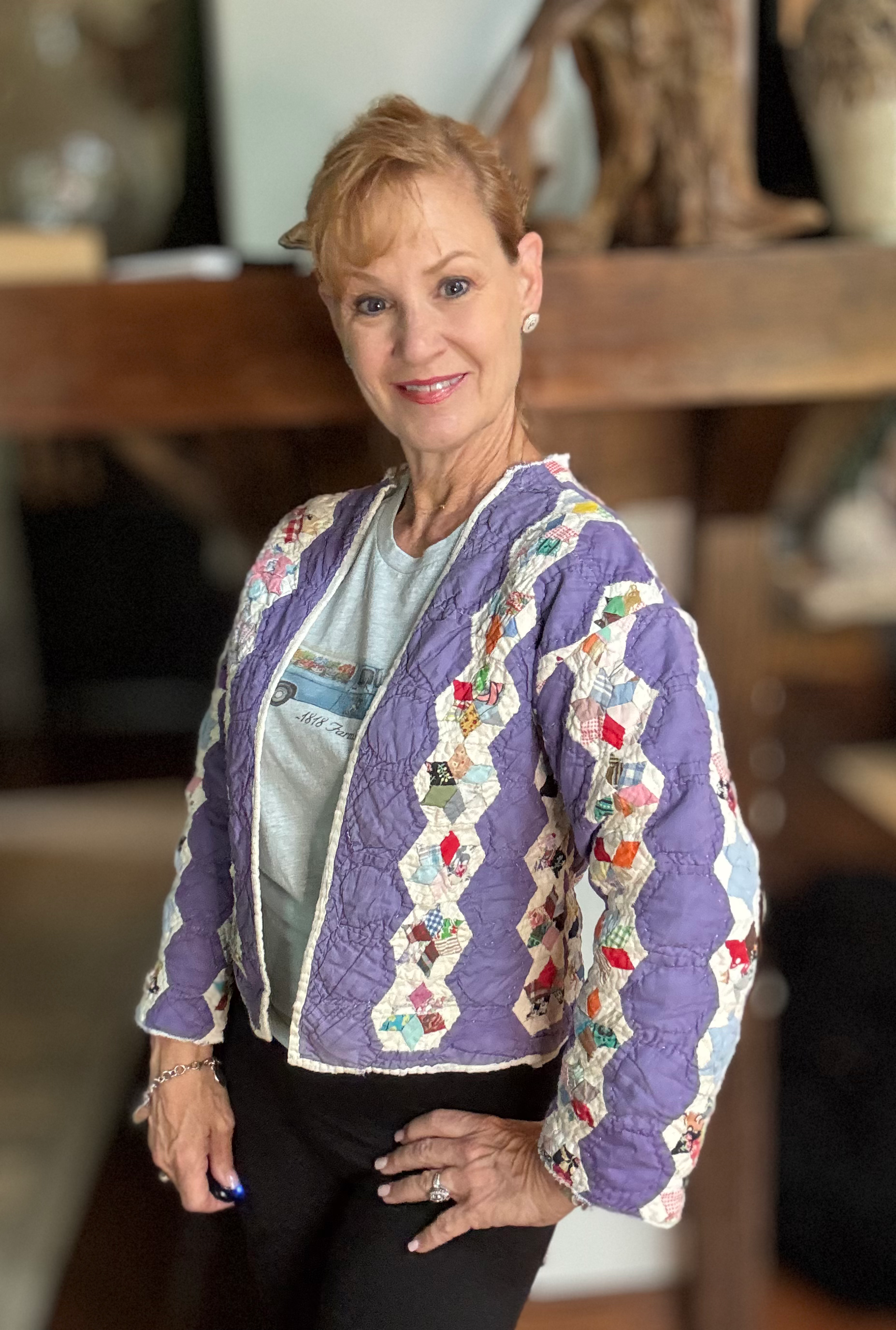 Violet (cropped cowboy coat)