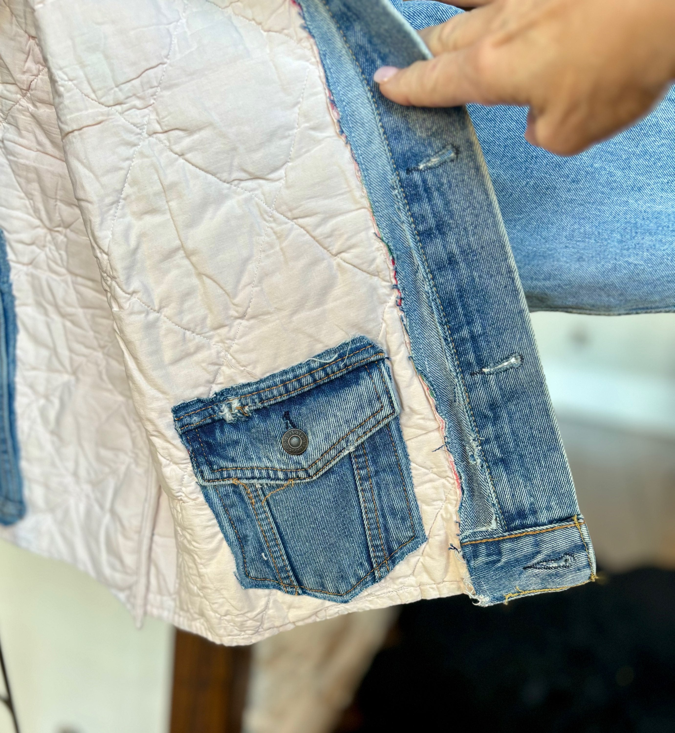 Jean Jacket with a Twist