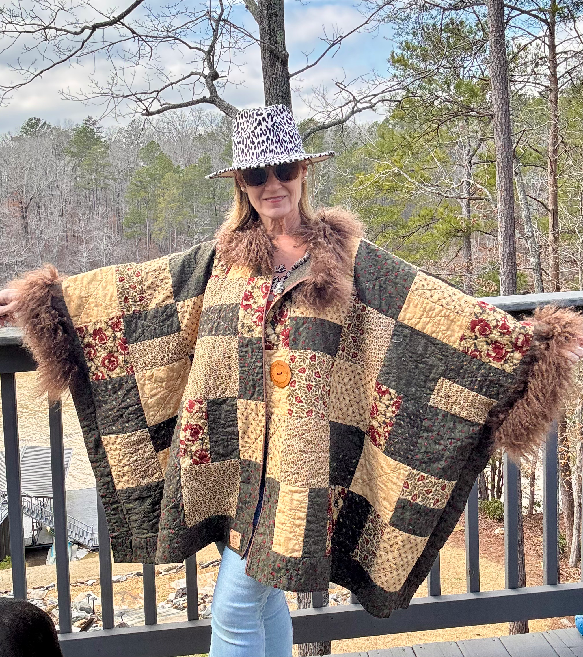 Squared Ragquilt Cloak