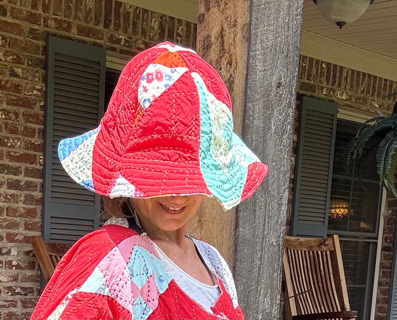 Loca por el rojo (Gorro de tulipán reversible)