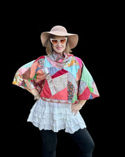 Cropped Tunic Jackie-O collar