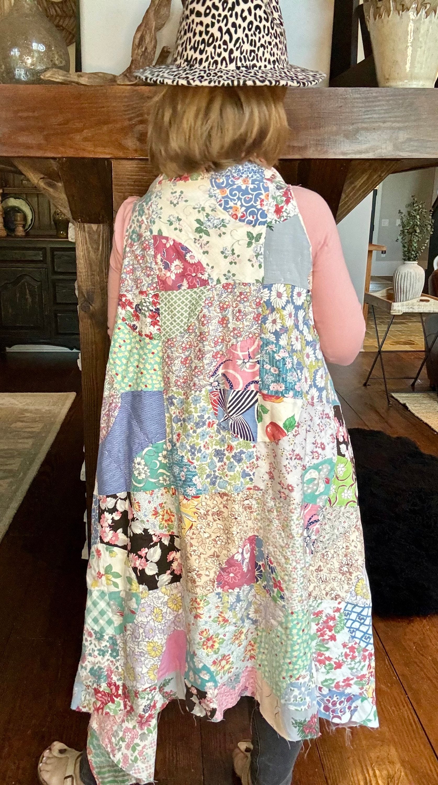 Asymmetrical Shawl Vest
