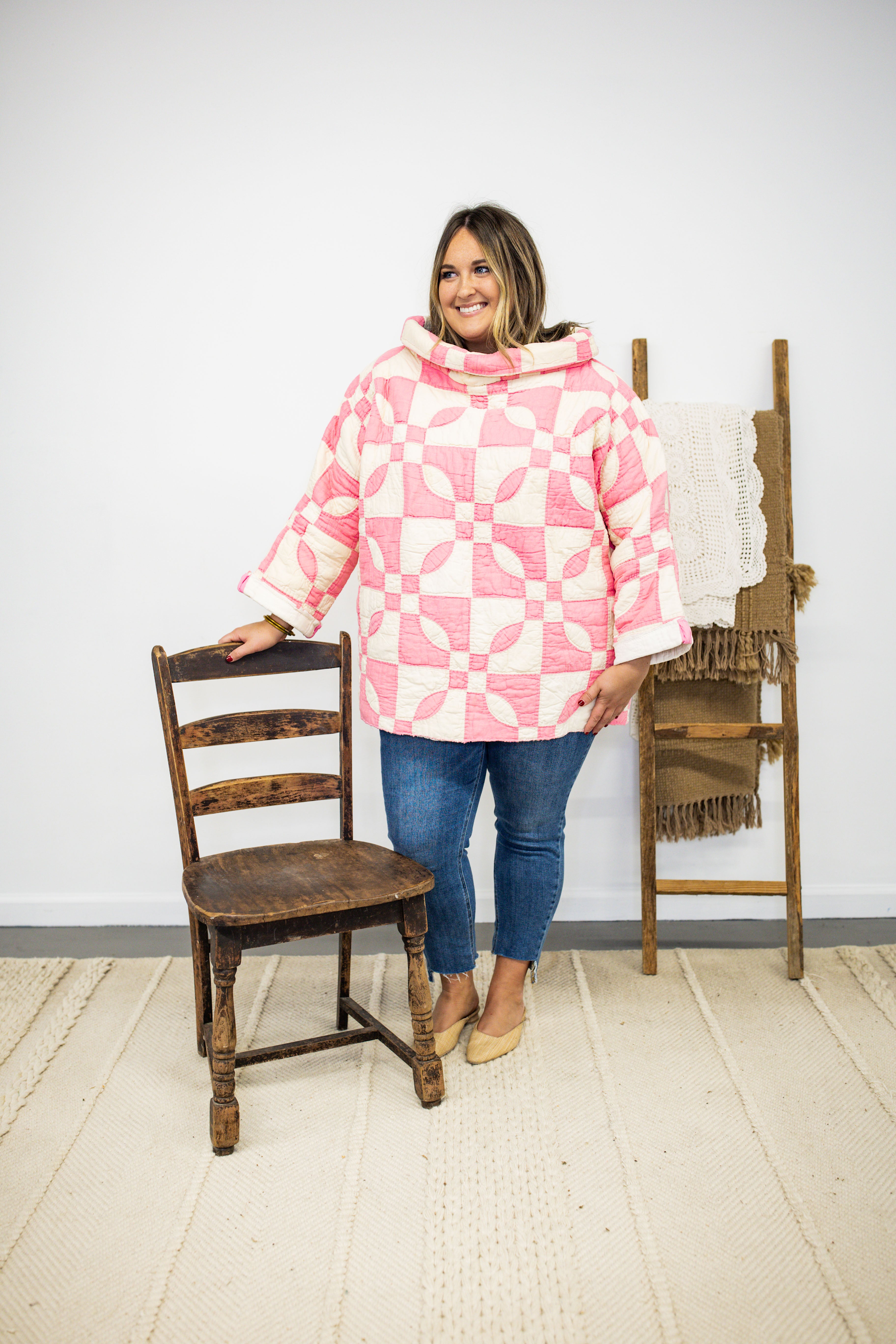Long Tunic w/Jackie-O Collar