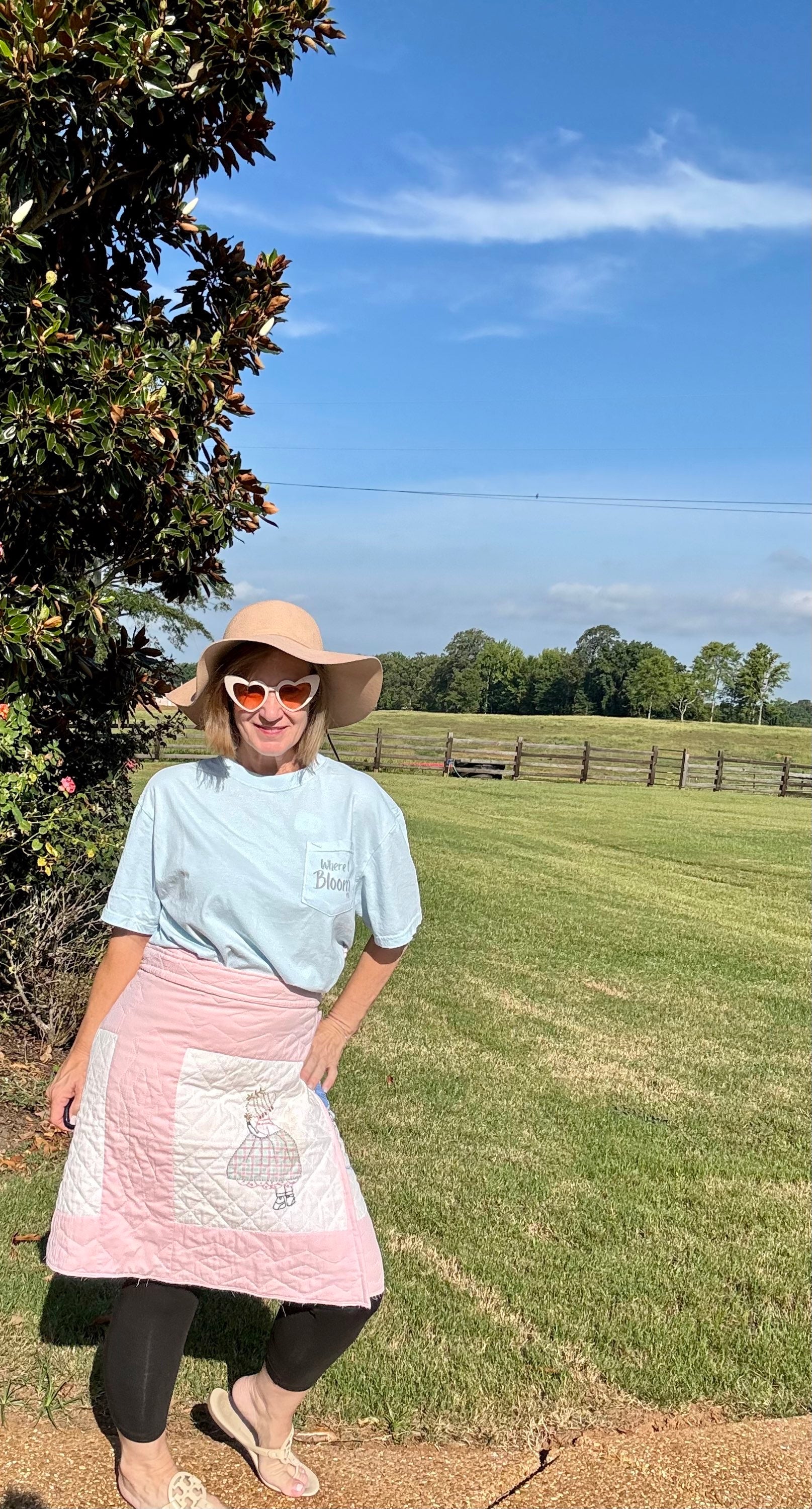 Falda cruzada Sun Bonnet Sue