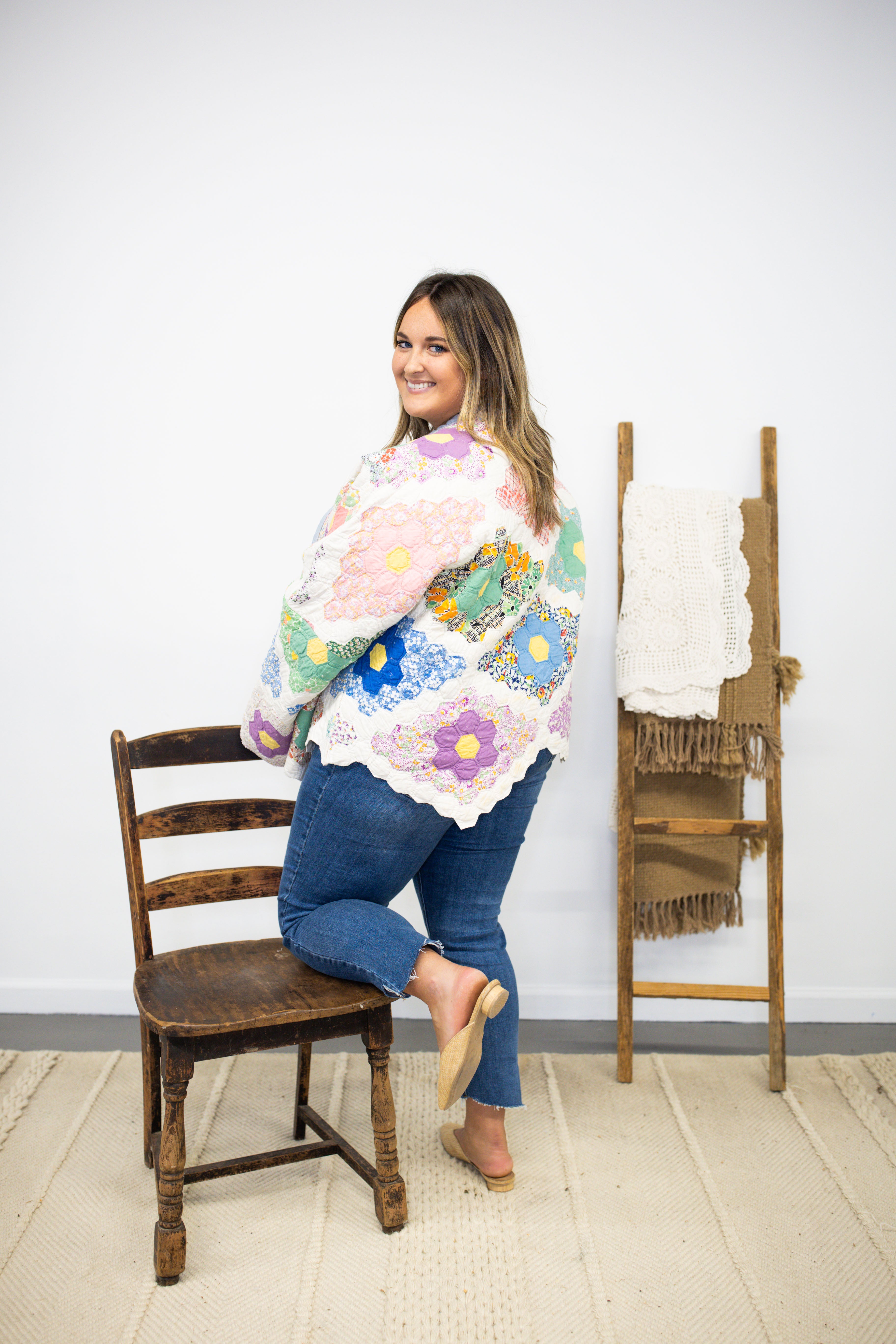 Short Cowboy Coat w/Belle Sleeves