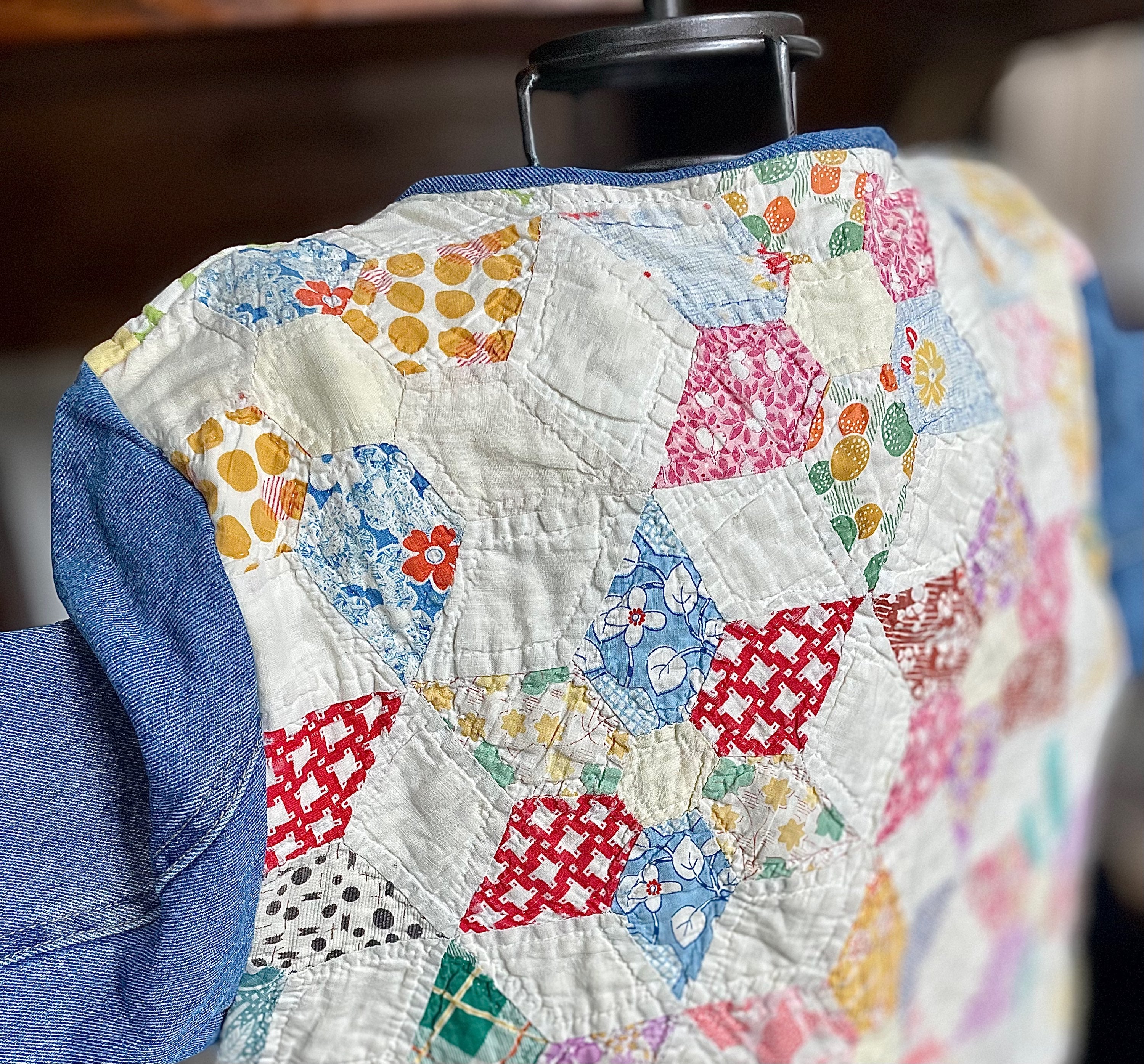 Jean Jacket with a Twist