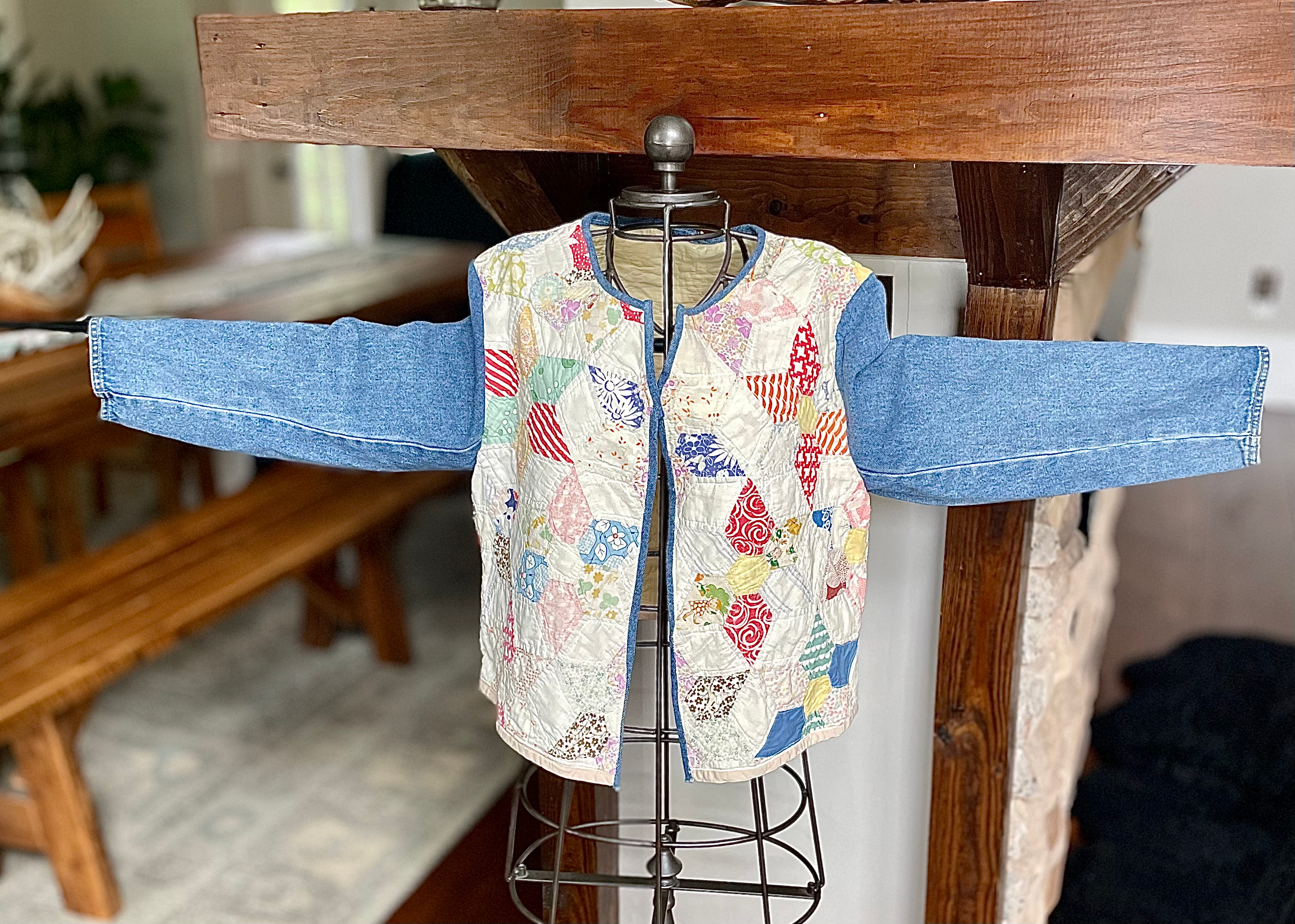Jean Jacket with a Twist