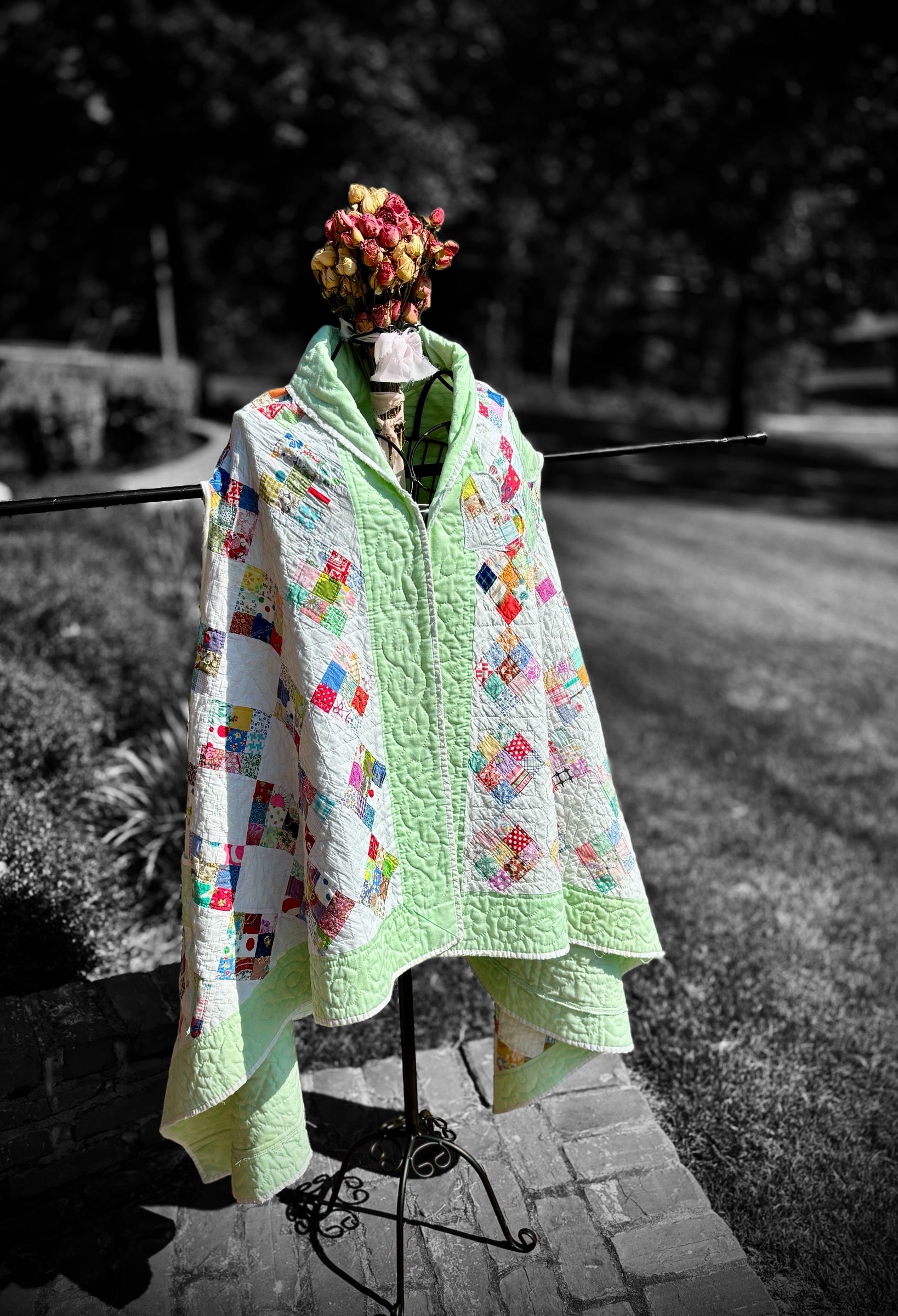 Asymmetrical Shawl Vest