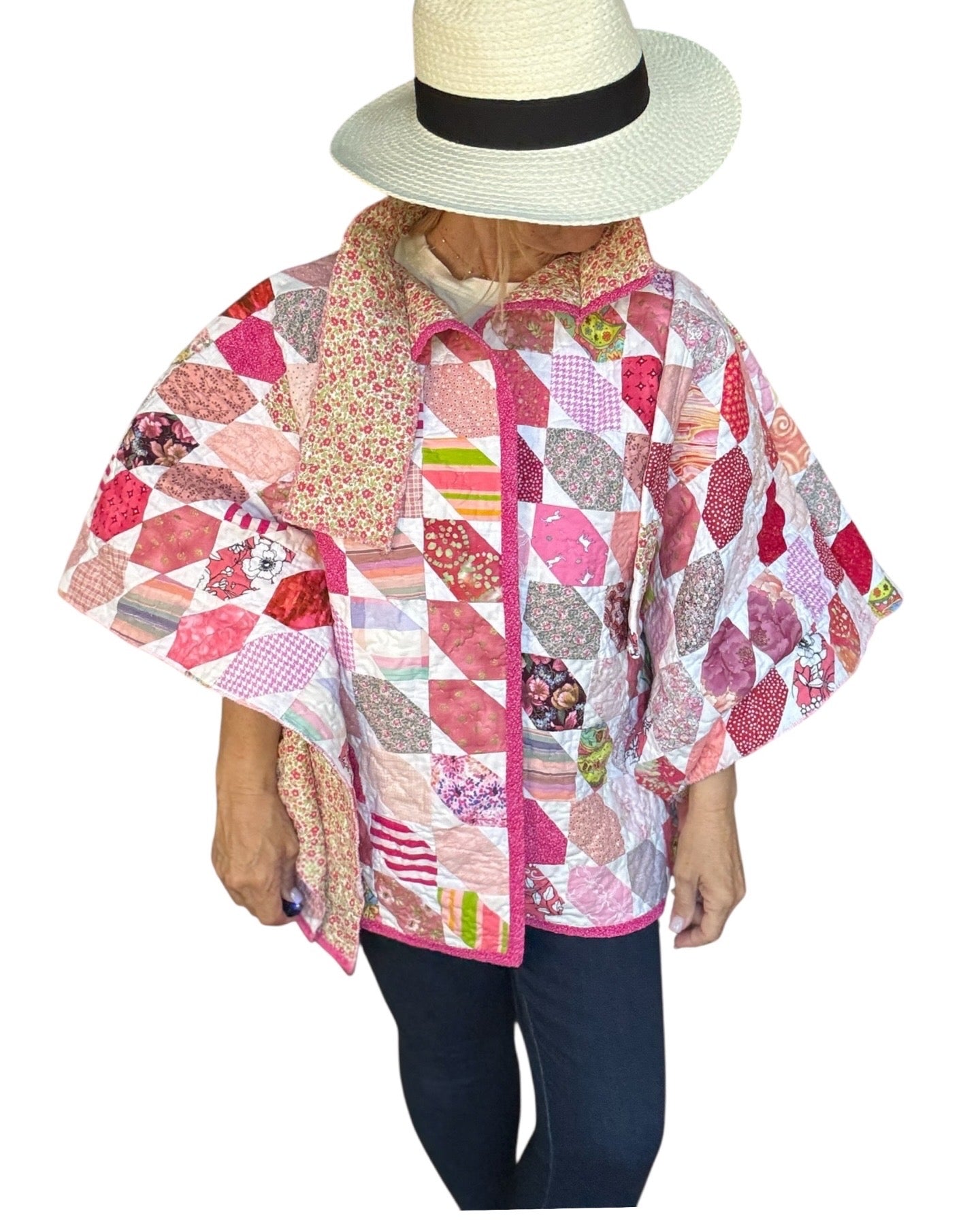 Ellen (Cropped Squared Cloak)