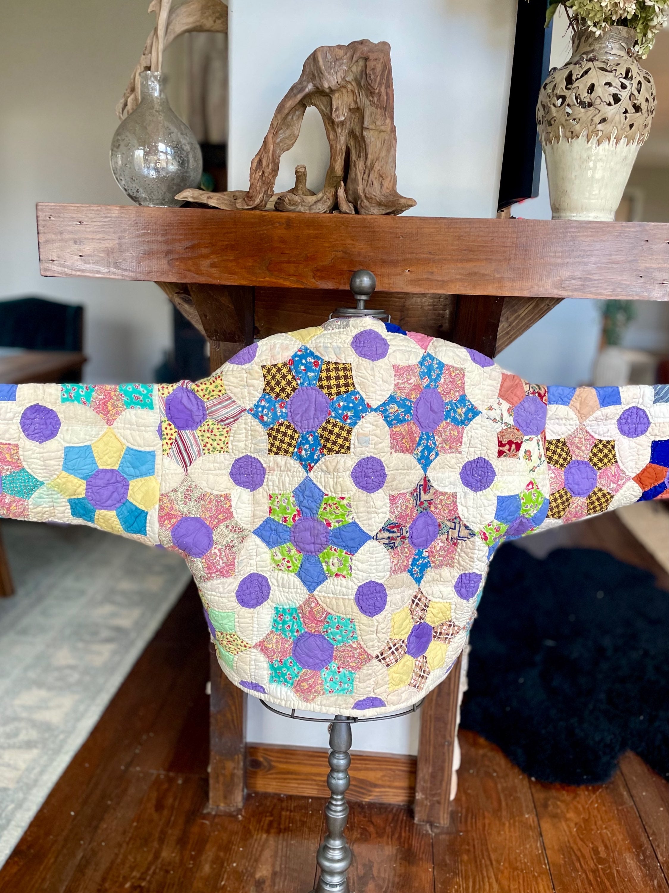 Collarless Cocoon Coat