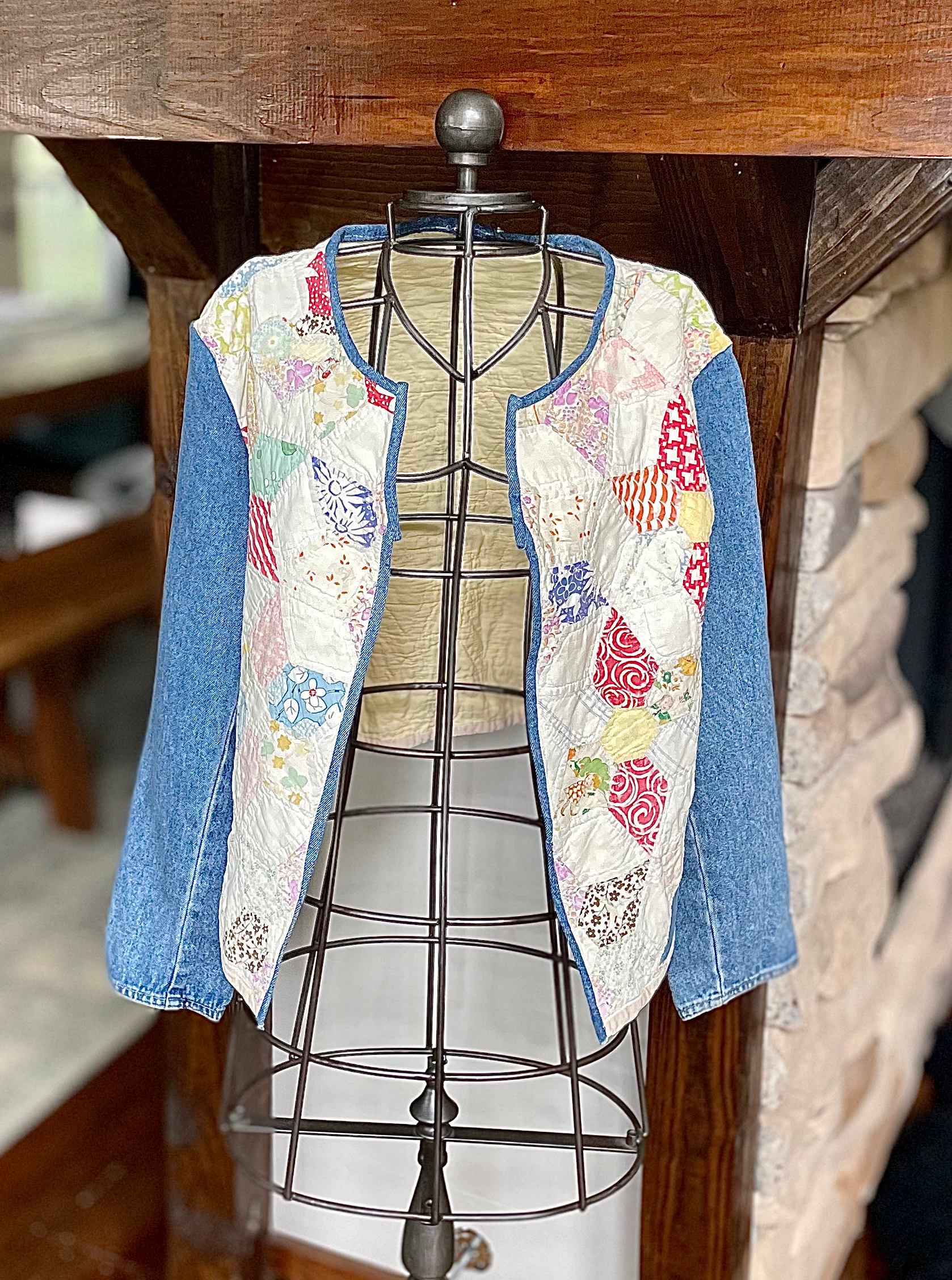 Jean Jacket with a Twist