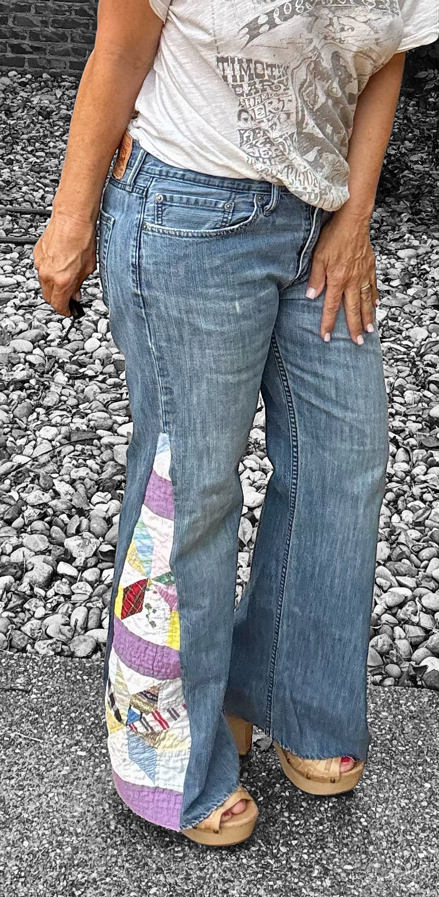 Pantalones de pijama morados 34 x 29 (¡¡Pantalones de panel!!)