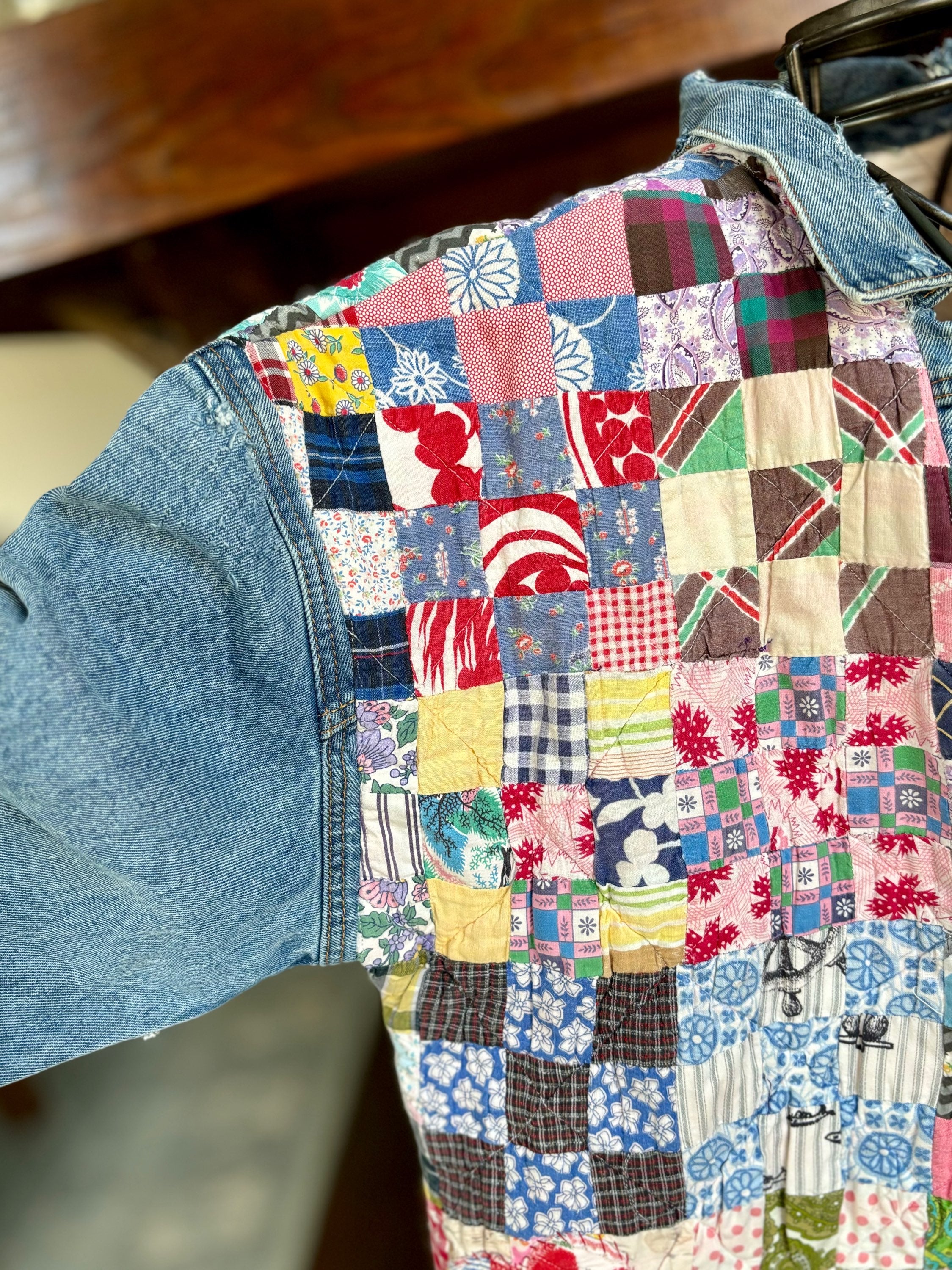 Jean Jacket with a Twist