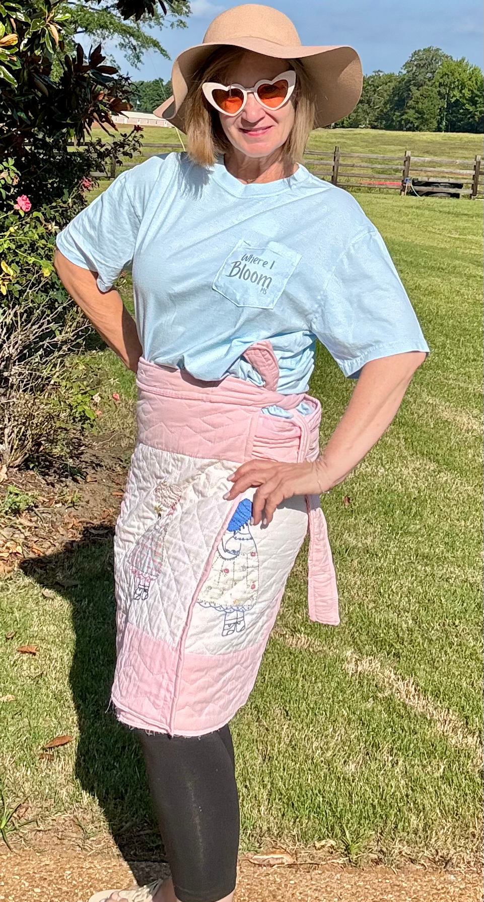 Falda cruzada Sun Bonnet Sue