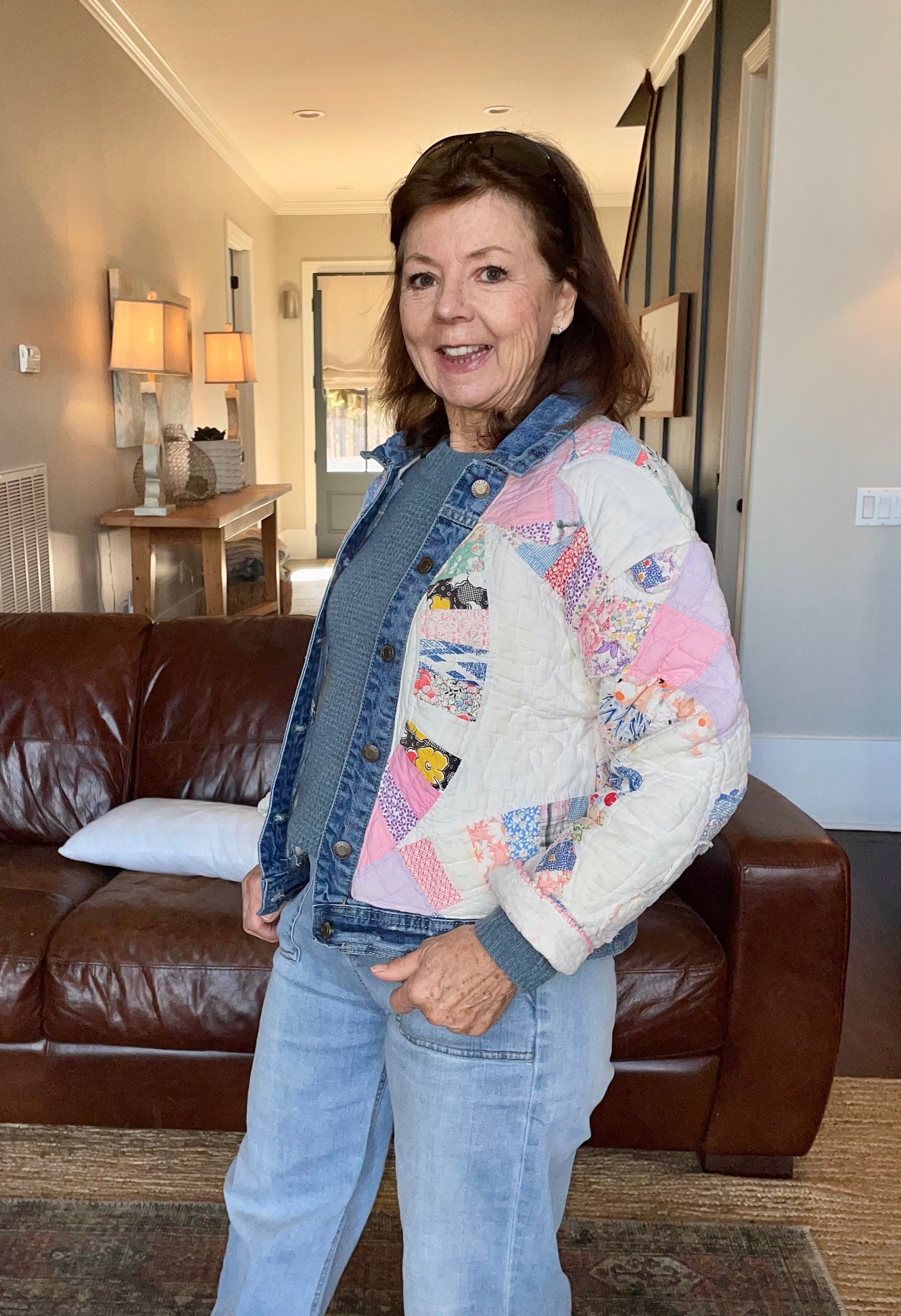 Jean Jacket with a Twist